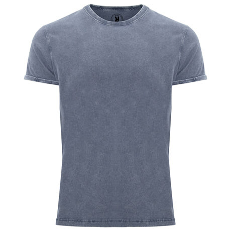 T-krekls ar īsām piedurknēm ar džinsu efektu LON6689