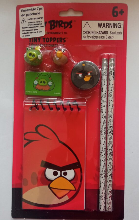 Angry Birds skolas komplekts 