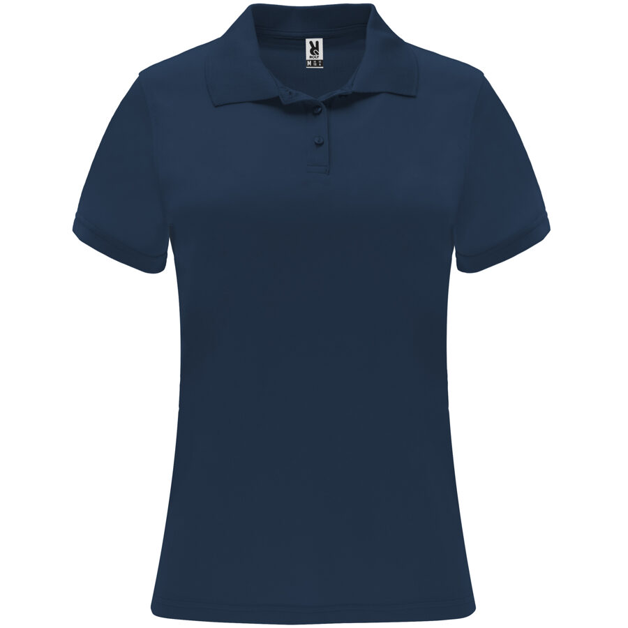 Sieviešu tehniskais polo krekls ar īsām piedurknēm LON0410