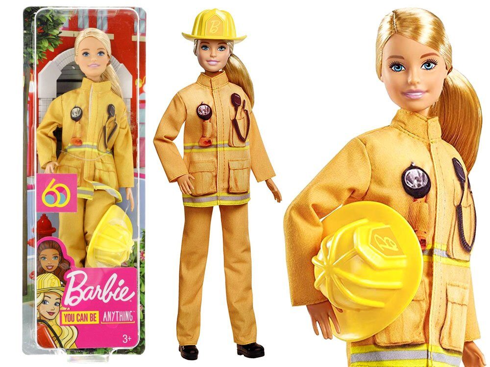 Lelle Bārbija - ugunsdzēsējs "Tu vari būt jebkas" LON3623ZA