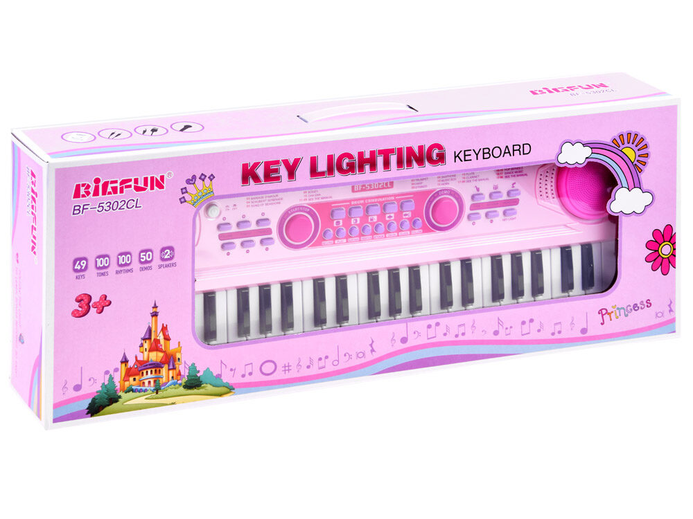 Bērnu klavieres izgaismotiem taustiņiem LON0151IN