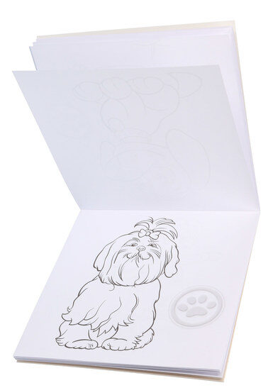Книжка-раскраска Собаки LONJ-1096