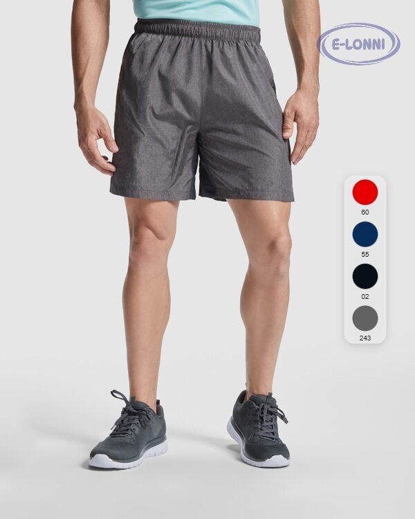 Bermuda multisport Shorts with two fabrics LON0553