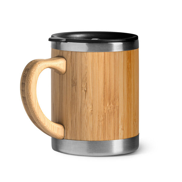 Stainless steel mug with double wall LON4097