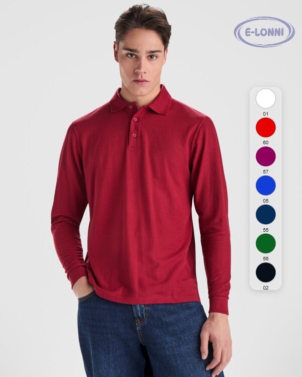 Long sleeve polo shirt LON5009
