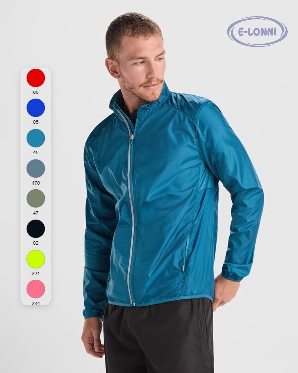 Windbreaker jacket in light technical fabric LON5050