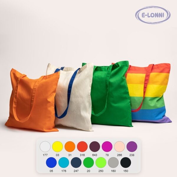 Shopping bag  made of cotton fabric LON7602