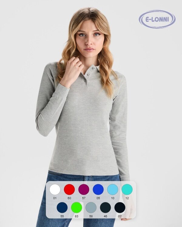 Woman Long sleeve Polo shirt LON6636