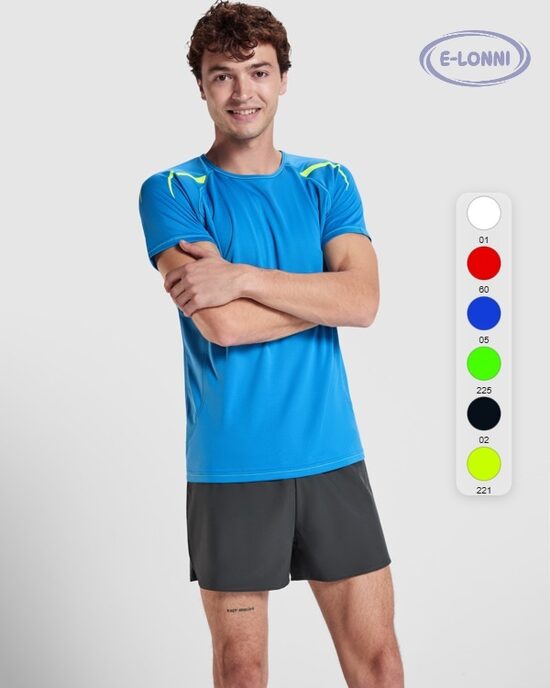 Ranglan short sleeve technical t-shirt single jersey LON0416