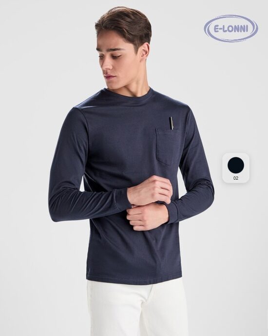 Long sleeve t-shirt with crew neck LON1219