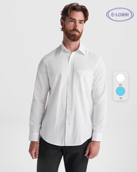 Man shirt with pocket on left chest LON5507