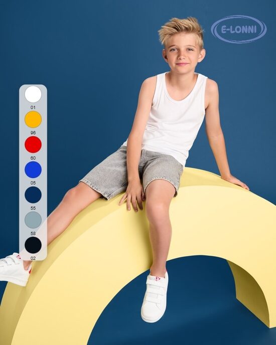 Stilīgs bezroku T-krekls LON6545A