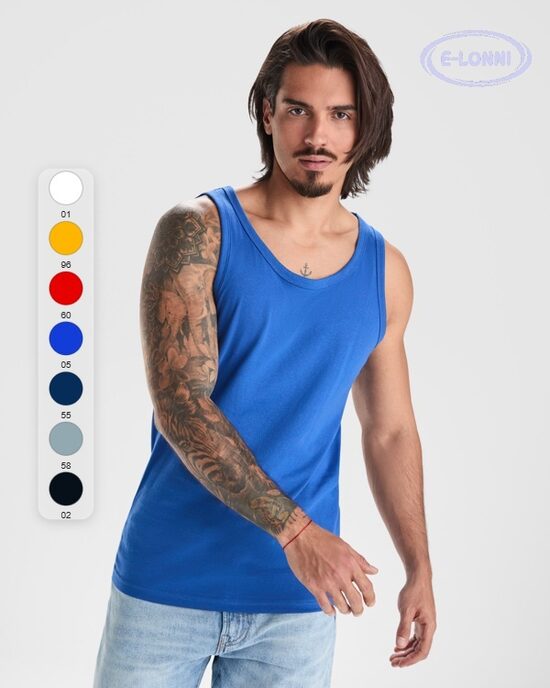 Vest with wide straps LON6545
