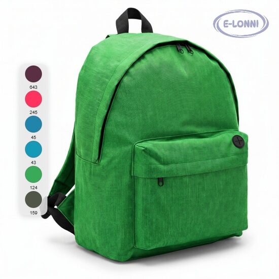 Basic backpack in marl fabric LON7145