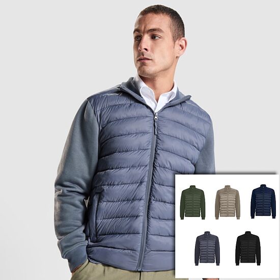 Unisex combination jacket with front zipper LON8420
