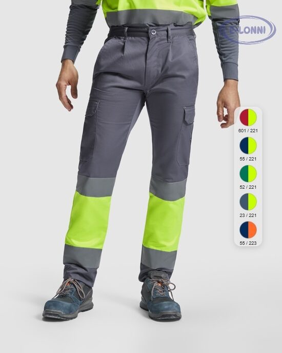 Multi-pocket winter trouser  high visibility LON9301