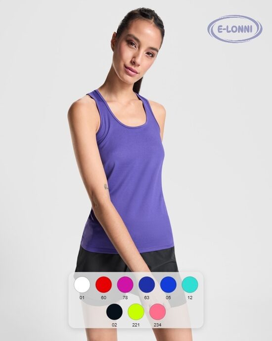 Sport t-shirt with swimming style back LON6656