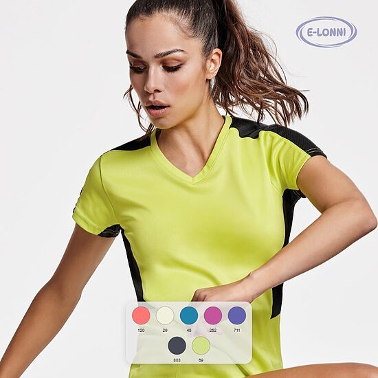 Woman short sleeve technical t-shirt. LON6657
