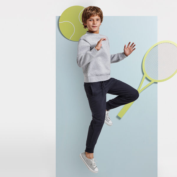 Garas sporta bikses ar plašu regulējamu un savelkamu jostu LON1174A