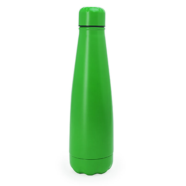 304 stainless steel bottle with screw cap. 630 ml. capacity. Solid colour design in matt finish. LON 4011