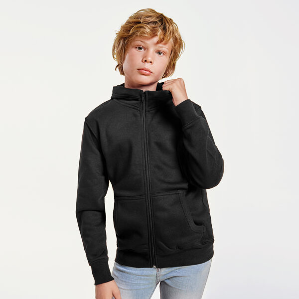 Sweat hooded jacket  with zipper LON6421A