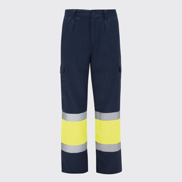 Multi-pocket summer trousers for high visibility LON9300