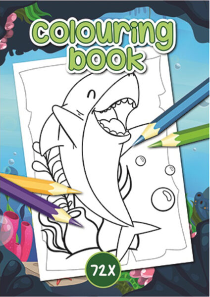 Coloring book 72 pages