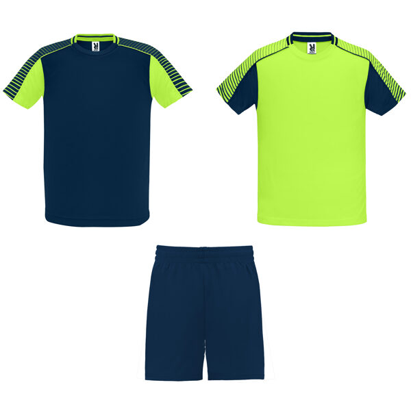 Unisex sports set consisting of 2 t-shirts + 1 shorts LON0525A