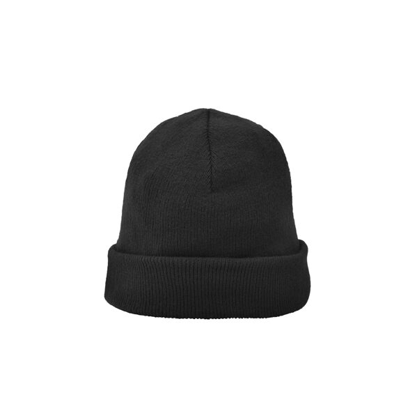 Knitted cap with double loop at the bottom LOB9009