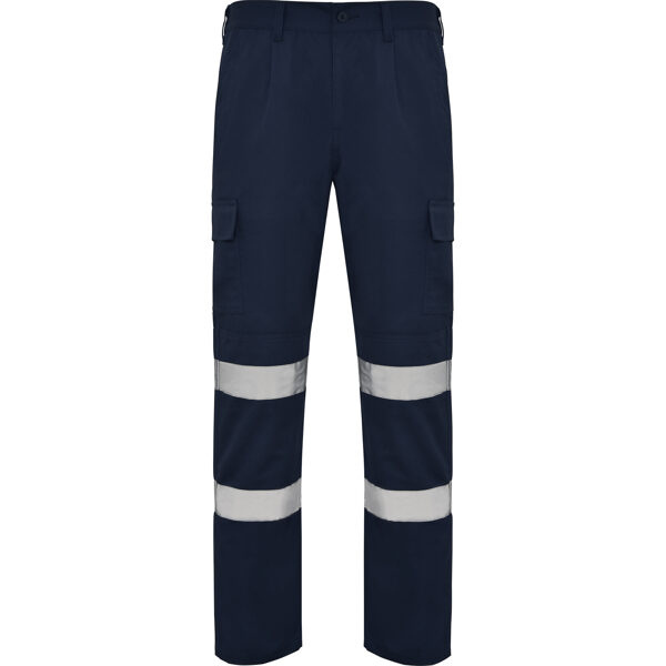 High visibility long trousers in resistant fabric. LON9307