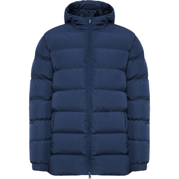 Quilted sports parka and fixed hood with visor LON5080