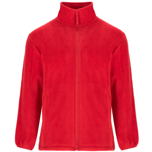 Fleece jacket, with high lined collar LON6412A