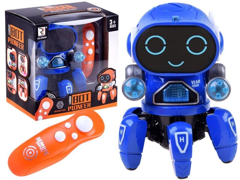 Interaktīvs Dejojošs ROBOTS ar tālvadības pulti RC ar mūziku un gaismu LON0505RC