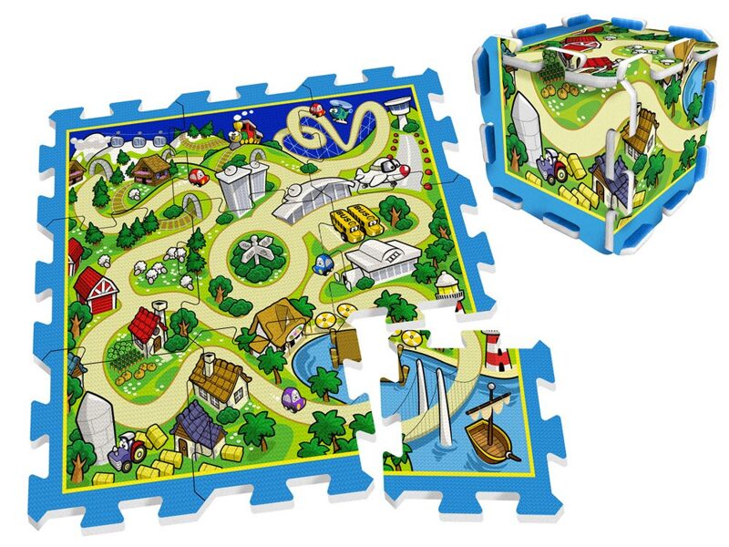 Пазл - коврик 31x31см 9 деталей LON3150ZA