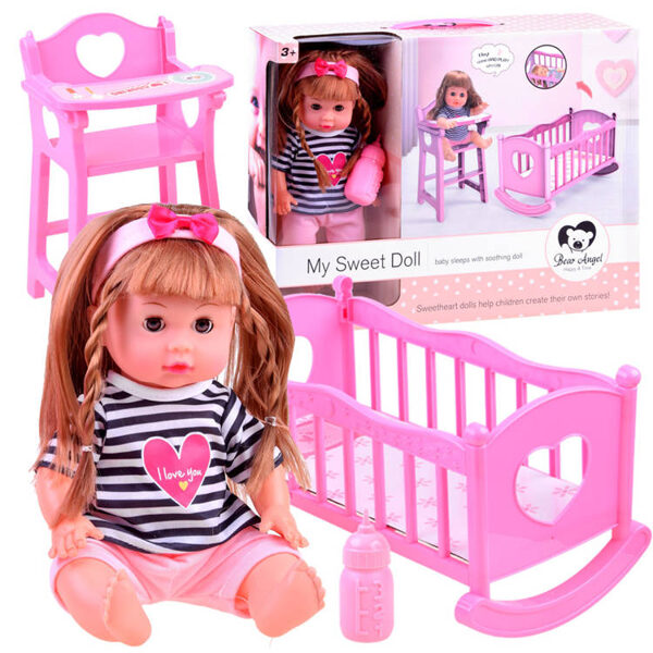 Говорящая кукла с кроватью и стулом LON3917ZA