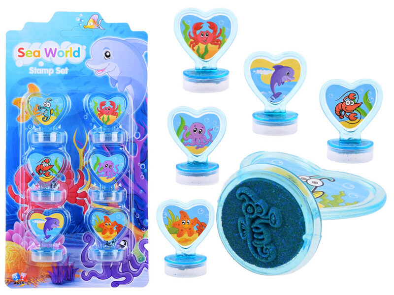 Набор штампов - 6шт - Морские животные LON3979ZA