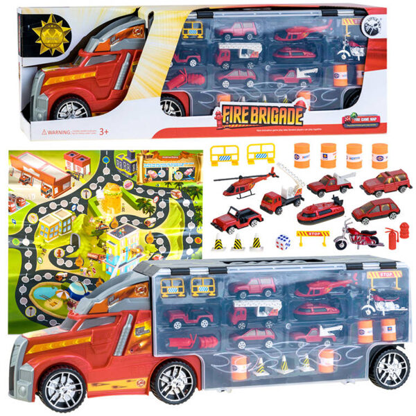 Набор грузовиков с машинками и игрой LON2359ZA