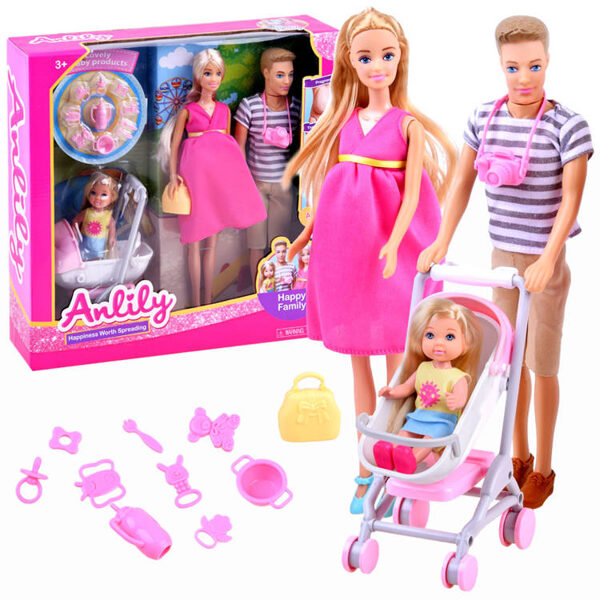 Doll set family LON2803ZA