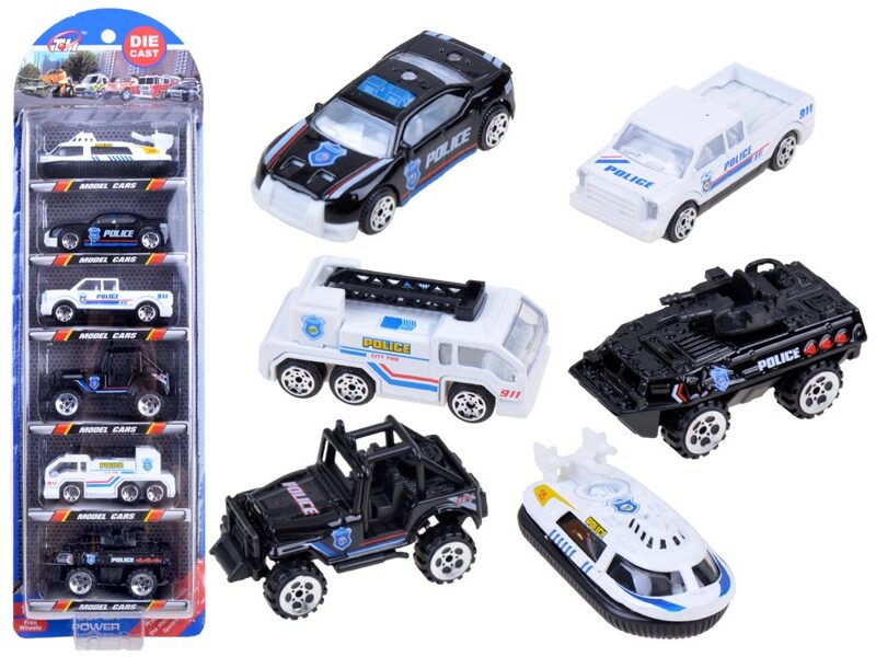 Комплект металлической полицейской машины LON3505ZA