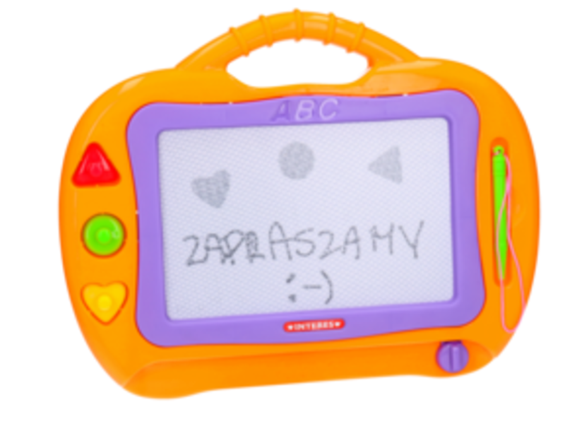 Krāsains magnētiskais dēlis un trīs zīmogi. LONY-2364