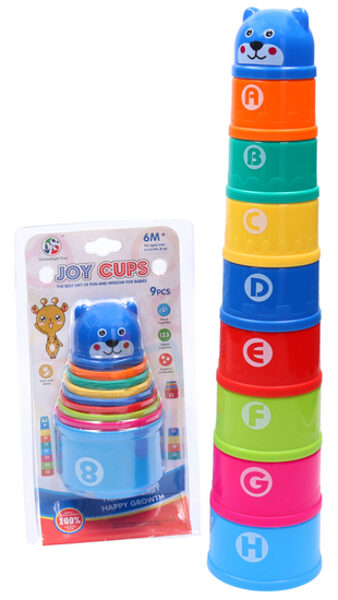 Развивающая головоломка-пирамидка LONY-3390