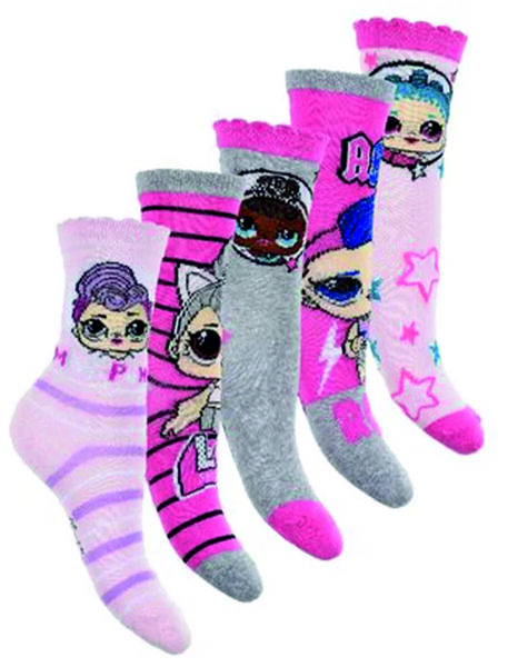 Lol Suprise sock Set 5 Pcs 