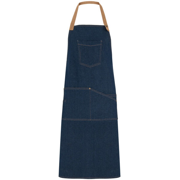 Long apron in denim fabric LON9126