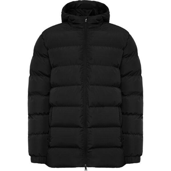 Quilted sports parka and fixed hood with visor LON5080